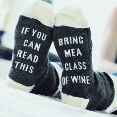 If You Can Read This Bring Me Wine Socks- Limited Qty Available - UntamedEgo LLC. Donut Socks, Pizza Socks, Beer Socks, Wine Socks, Grey Socks, Comfy Socks, Fuzzy Socks, Warm Socks, Perfect Stocking Stuffers