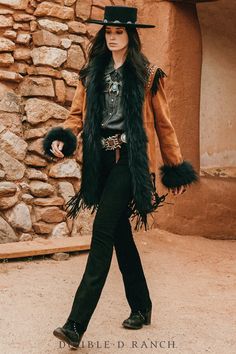 Pant, Stretch Suede Western Full-length Fall Bottoms, Western Style Full Length Bottoms For Fall, Western Glam, Bisbee Turquoise, Boho Cowgirl, Ranch Wear, Statement Jacket, Bear Claws, Beautiful Beadwork