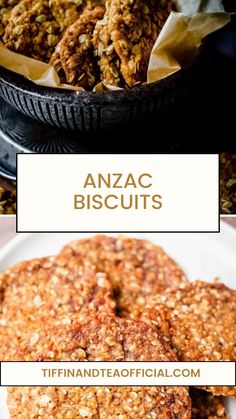 Anzac biscuits on plate Chewy Anzac Biscuits, Anzac Biscuits Australia, Anzac Cookies Chewy, Chewy Anzac Biscuit Recipe, Australian Desserts, Irish Cooking, Eid Food