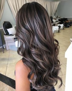 Heavy Platinum Highlights, Blonde Hair With Brown Underneath, Ash Blonde Highlights On Dark Hair, Blonde Hair Colour, Warm Brown Hair, Balayage Long Hair, Bridemaids Hairstyles, Platinum Highlights, Blonde Highlights On Dark Hair