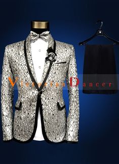 Name:Elegant Gold Sequins Men Fashion Suits Jacket Brand Plus Size Medieval Prince Nightclub Slim Blazer Suits   Closure Type: Single Breasted   Color: Silver/Glod/Yellow/Blue   Condition: Brand new   Occasion: Versatile   Include: 4 Pieces amp;nbsp; ( Jacket x 1pcs ,Pant x 1pcs ,Bowtie x 1pcs, Girdle x 1pcs )     Notice : Please remark your height and weight when you placed an order.      amp;nbsp; Elegant Long Sleeve Costume Suit, Party Suits With Slim Fit And Long Sleeves, Party Suit With Slim Fit And Long Sleeves, Slim Fit Party Suit With Long Sleeves, Long Sleeve Wedding Suits For Party Season, Slim Fit Long Sleeve Party Suit, Elegant Long Sleeve Costume Blazer, Elegant Long Sleeve Blazer For Costume, Slim Fit Blazer For Winter Parties