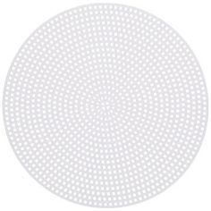 a white circular object with small dots on it's side, in the shape of a circle