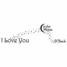 i love you to the moon and back wall decal sticker for home decor