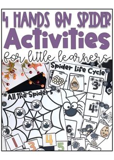 hands on spider activities for little leaves