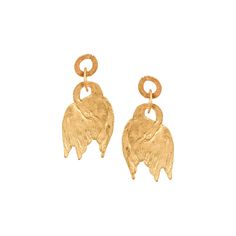 Little Gold Swan Earrings– We Dream in Colour Gold Earrings With Bird Shape, Gold Hand Cast Dangle Earrings, Swan Earrings, Gold Swan, Wedding Jewelery, Orchid Earrings, Lotus Earrings, Peacock Earrings, Halo Earrings