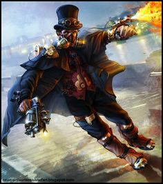 Steampunk Tendencies | Steampunk Hunter - Cristian Laurentiu Stefan #Steampunk Steampunk Alchemist, Steampunk Architecture, Steampunk Armor, Steampunk Character, Steampunk Illustration, Steampunk Characters, Steampunk Artwork, Steampunk Men, Steampunk Tendencies