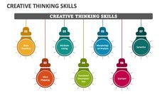 Creative Thinking Skills PowerPoint and Google Slides Template - PPT Slides Divergent Thinking, Creative Thinking Skills, Ppt Slides, Ms Powerpoint, First Principle, Bathroom Modern, Learn A New Skill, Slides Template