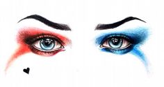 Harley Quinn Eyes ❤️ Harley Quinn Drawing