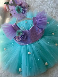 Mermaid Birthday Outfit For Girl, Mermaid Birthday Party Dress, Mermaid Birthday Dress, 1st Birthday Mermaid, Mermaid Tutu Dress, Mermaid Party Dress, Little Mermaid Outfit, Mermaid Birthday Outfit