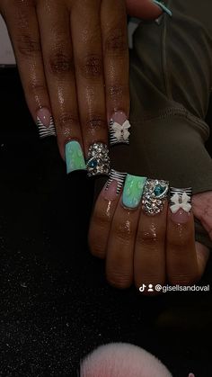 Tattoo Appointment, Hard Nails, Colored Acrylic, Colored Acrylic Nails, Unique Acrylic Nails, Birthday Nails, Dream Nails