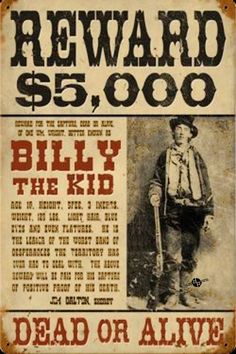 Billy Kid, Wild West Party, Into The West, American Frontier