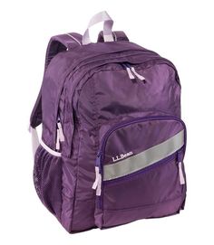 L.L.Bean Deluxe Book Pack®, 37L | School Backpacks at L.L.Bean Ll Bean Backpack, School Pack, Purple Backpack, Deep Water, Travel Tote, Lumbar Support, Ll Bean, Travel Gear, School Backpacks