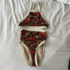 Solstice Intimates Bikini Top And Bottom Are Size Small Worn A Couple Of Times And Washed Ask For Any Questions! Orange Bra Friendly Swimwear, Orange Bra-friendly Swimwear, Bra Friendly Orange Swimwear For Swimming, Solstice Intimates, Style Goals, Orange Brown, Brown Orange, Womens Swim, A Couple