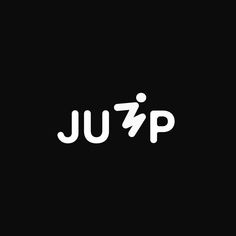 the word jup written in white on a black background