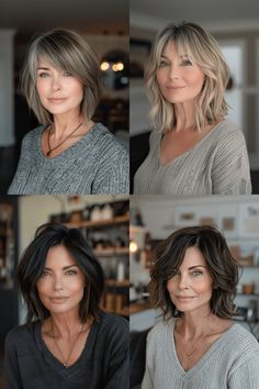 25 Prettiest Ways to Get a Pixie Bob with a Side Part 15 Hairstyles, Grey Hair Over 50, Hair Stylist Logo, Beautiful Gray Hair, Hairstyles For Women Over 50, Hair Styles 2017, Haircuts For Medium Hair, Hairstyles Over 50, Women Over 50