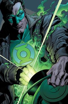 the green lantern is coming out of his costume