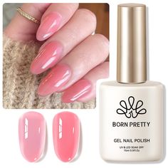 born pretty gel nail polish in pink