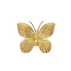 Vintage La Rose 14k Large Butterfly Ring 14k Gold Size 7 Luxury 14k Gold Brooch Jewelry, Gold Luxury Butterfly Ring For Formal Occasions, Luxury Gold Butterfly Ring For Formal Occasions, Luxury 14k Gold Butterfly Ring For Anniversary, Formal 14k Gold Butterfly Ring, Gold Butterfly Ring Hallmarked For Wedding, Gold Hallmarked Butterfly Ring For Wedding, Luxury 14k Gold Butterfly Ring As Gift, Gold Butterfly Ring For Anniversary