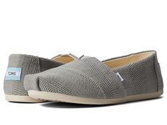 Comfortable Gray Slip-ons With Flat Heel, Comfortable Gray Flat Slip-on Sneakers, Comfortable Gray Slip-on Flat Sneakers, Gray Flat Slip-on Sneakers Casual Style, Gray Casual Slip-on Flat Sneakers, Casual Gray Slip-on Flat Sneakers, Gray Slip-ons With Textured Sole For Spring, Gray Slip-ons With Rubber Sole For Summer, Spring Casual Slip-on Sneakers With Ortholite Insole