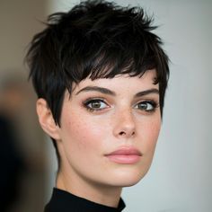 50 Elegante Pixie Cut Frisuren für Jede Gesichtsform Langer Pony, Blonde Pixie, Pixie Cuts, Pixie Cut, Hairstyles, Hair Styles, Hair, White