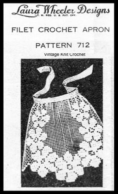 an old fashioned crochet pattern for a skirt with flowers on the bottom and side