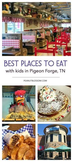 the best places to eat with kids in pigeon fort, tn