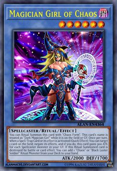 the card for magician girl of chaos