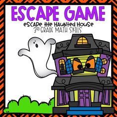 an escape game with a ghost and a house