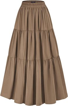 Long Flowy Skirt Outfit, Victorian Skirt, Long Flowy Skirt, Chic Dress Classy, High Waist Long Skirt, Maxi Outfits, Classic Skirts, High Waisted Maxi Skirt, Rock Outfit