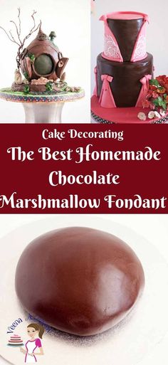 cake decorating the best homemade chocolate marshmallow fondant