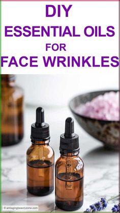 Easy-to-make essential oil serum for face wrinkles made with lavender, frankincense, and other oils. This is a cheap way to nourish and repair tired wrinkled face. Achieve a wonderful glow. A little of this anti-aging powerhouse goes a long way, and the fragrance is divine! Make it a part of your daily routine, and see results. This serum is perfect if you're looking for essential oils to smooth face wrinkles or wonder which essential oils are best. It's a great addition to any anti-aging skin care regimen and works well alongside other anti-aging skin products like lotions for oily skin and anti-aging creams. #essentialoils Skin Envy Recipe, Essential Oil For Anti Aging, Anti Aging Essential Oils Recipes, Diy Skin Care Recipes Anti Aging, Essential Oil Face Serum Anti Aging, Anti Aging Skin Products Diy, Essential Oils For Face Skincare Anti Aging, Vaseline For Wrinkles Anti Aging, Anti Aging Oils For Face