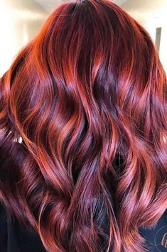 Deep Red Hair Color, Deep Red Hair, Red Balayage Hair, Dark Red Hair Color, Shades Of Red Hair, Red Blonde Hair, Plum Hair, Wine Hair, Dark Red Hair