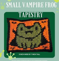 small vampire frog tapestry is featured in this book