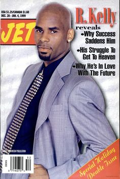 a man in a suit and tie on the cover of jet magazine