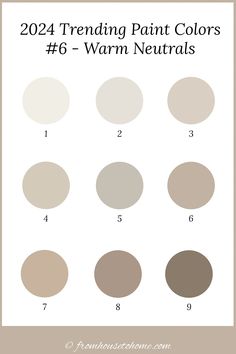 the different shades of neutral paint colors