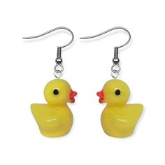 Yellow Duck Charm Dangle Earrings One Size Color: Yellow New With Tags Duck Charm Dangle Earrings. 1 Pair. Lightweight. Made Of Acrylic & Alloy. Perfect For Everyday Wear Add To Your Collection Today No Trades No Modeling Use The Offer Button 15% Off 2 Or More Items Free Gift With Every Order Same Day / Next Day Shipping Candy Boutique, Diamond Shape Earrings, Round Dangle Earrings, Cross Earrings Studs, Dragon Earrings, Swirl Earrings, Premier Designs Jewelry, Yellow Duck, Heart Dangle Earrings