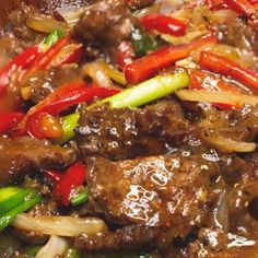 Easy Mongolian Beef, Steak Stir Fry, Mongolian Beef Recipes, Easy Chinese Recipes, Pepper Steak