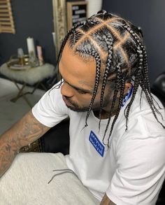 Individual Braids Hairstyles, Box Braids Men, Mens Twists Hairstyles, Long Haired Men, Male Hairstyles