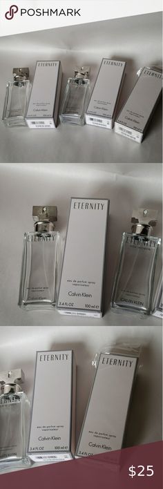 Calvin Klein Eternity EMPTY Bottles and Boxes Calvin Klein Eternity, Empty Bottles, Calvin Klein, For Sale