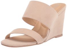 PRICES MAY VARY. Two Band Upper Wedge Square Toe Affordable Beige Slip-on Wedge Sandals, Cheap Beige Slip-on Wedge Sandals, Trendy Cheap Wedge Heel Flip Flops, Cheap Open Toe Wedge Sandals With 4-inch Heel, Cheap Classic Wedge Heels, Blowout Sale, Chinese Laundry, Dress For Short Women, Toe Designs