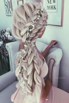 Long White Hair, Instagram Hairstyles, Wedding Hair Inspiration, Long Blonde, Wedding Hairstyle, Wedding Hairstyles For Long Hair, Long Blonde Hair, Hair Dos, Bride Hairstyles