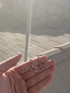 Handmade Silver Star earrings. Silver Star Earrings, Jewelry Inspo, Silver Stars, Star Earrings, Handmade Silver, Dream Closet, Jewelry Earrings Dangle, Etsy Earrings, Dangle Drop Earrings