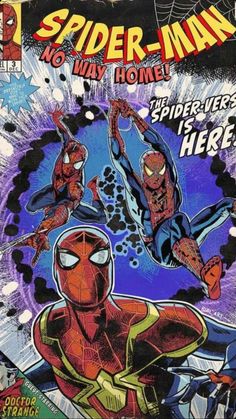 the cover to spider - man no way home