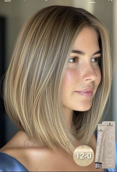 Mikado Haircut, Medium Length Blonde Hair, Hair Dye Shampoo, Blonde Hair Transformations, Dark Blonde Hair, Penteado Cabelo Curto, Hair Stylist Life, Medium Hair Cuts, Shoulder Length Hair