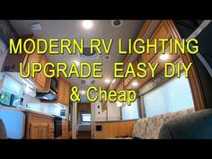 modern rv lighting upgrade easy and cheap