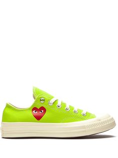 Converse X Comme Des Garcons, Bright Sneakers, Sneakers Green, Balenciaga Track, Office Bag, Green Sneakers, Comme Des Garcons Play, Chuck 70, Balenciaga Triple S