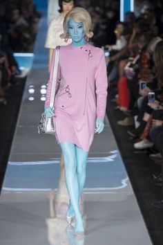 Moschino Autumn/Winter 2018 Ready To Wear | British Vogue Haute Mess, Alien Girl, Costume Design