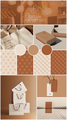 an assortment of different colors and designs for packaging