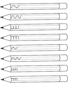 pencils are lined up in the same row, and each has different numbers on them