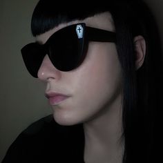 "These have been a fan-favorite for 2 years now! A sleek, chic pair of cat eye sunglasses created EXACTLY how you want them!  The BIGGEST seller was always \"coffin,\" but check out that drop menu, yo! You've got tons of options!  ✋🏻 Handmade & in-hand 🦄 OOAK & unique  ✏️ Customizable  🌞 UV400 rated  🐇 Cruelty-free 😷 Thrice sanitized** 📮 Super fast shipping & delivery       (I usually ship SAME DAY, but         these being custom & made-to-        order, they will be shipped out         the next business day!) 🌎 Non-Toxic If you would like to send these as a gift, feel free to message me what you'd like! Gift wrapping isn't FREE (tags are!) but the prices are GUARANTEED cheaper than buying all the supplies yourself 😉 ) **All items and packaging materials are sanitized before shippi Trendy Halloween Sunglasses With Gradient Lenses, Emo Sunglasses, Black Gothic Sunglasses For Party, Bat Sunglasses, Goth Accessories Sunglasses, Gental Monster Sunglasses, Free Tag, Orange Mirror, Eyewear Sunglasses